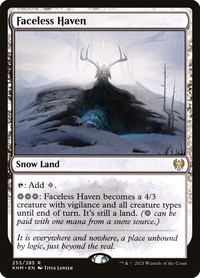 Refúgio sem Rosto / Faceless Haven - Magic: The Gathering - MoxLand