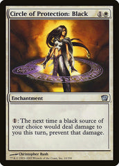 Círculo de Proteção: Preto / Circle of Protection: Black - Magic: The Gathering - MoxLand