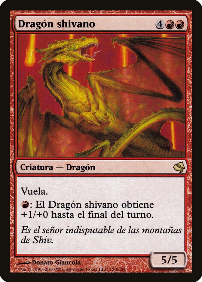 Dragão de Shiv / Shivan Dragon - Magic: The Gathering - MoxLand