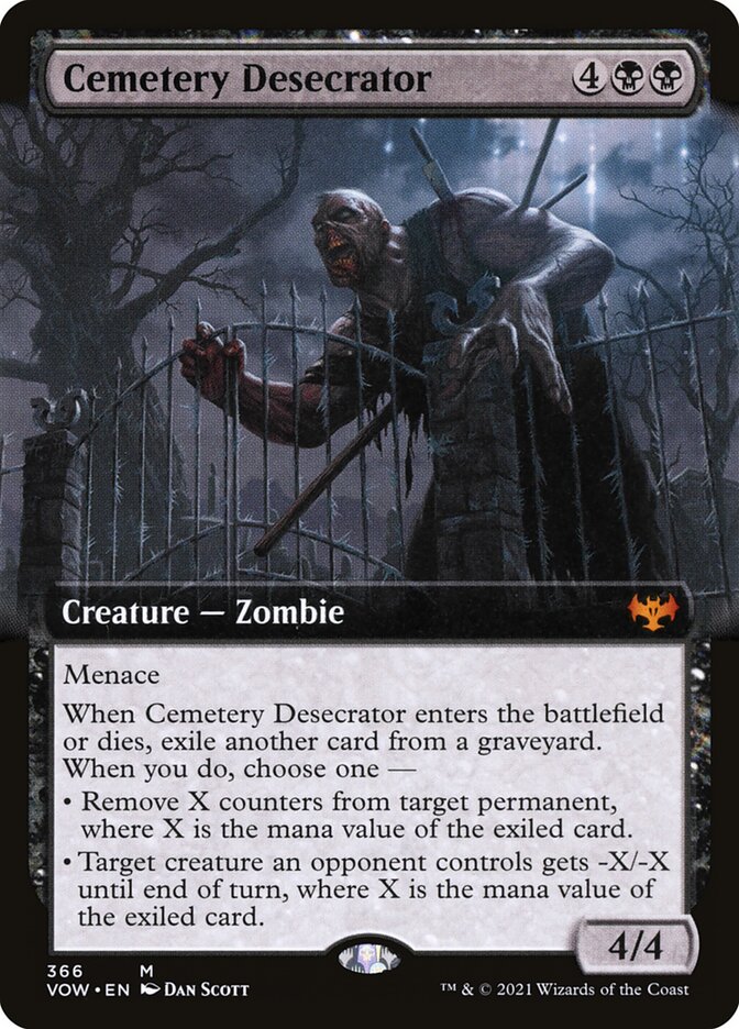 Profanador do Sepulcrário / Cemetery Desecrator - Magic: The Gathering - MoxLand