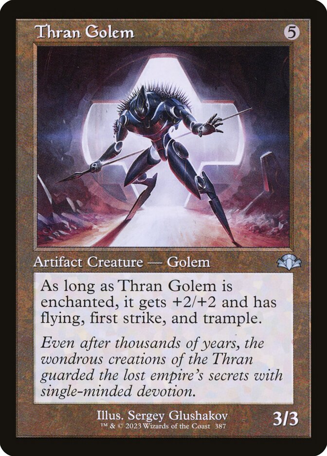 Golem Thran / Thran Golem - Magic: The Gathering - MoxLand