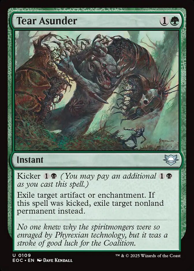 Rasgar em Dois / Tear Asunder - Magic: The Gathering - MoxLand