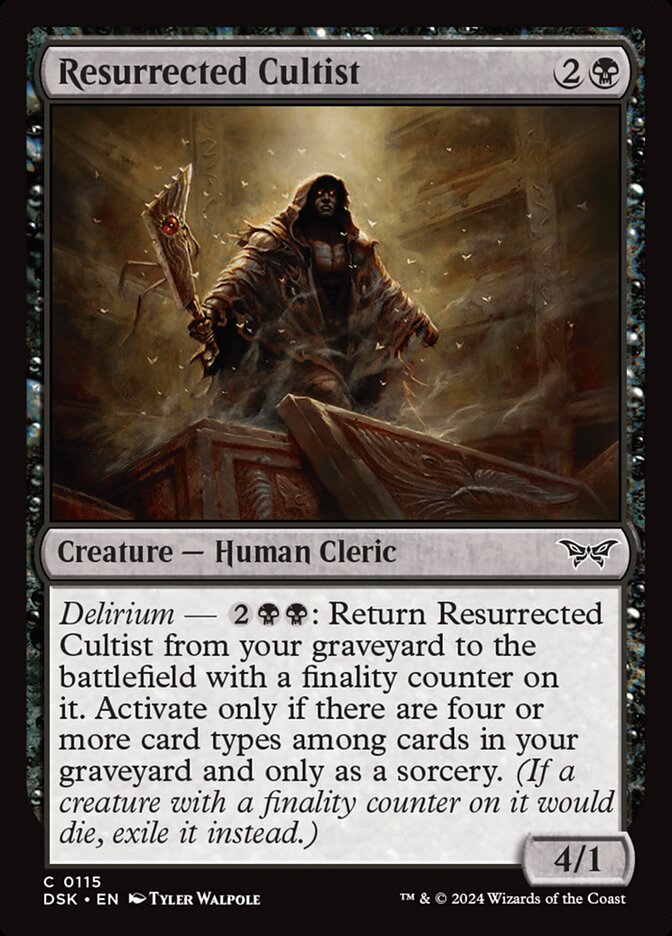 Cultista Ressuscitado / Resurrected Cultist - Magic: The Gathering - MoxLand