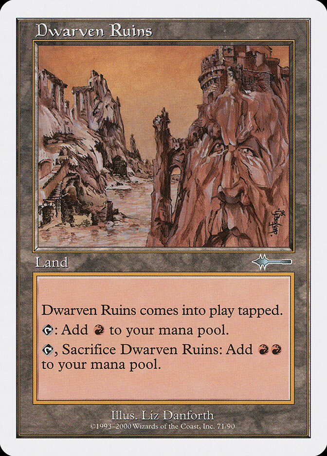 Ruínas dos Anões / Dwarven Ruins - Magic: The Gathering - MoxLand