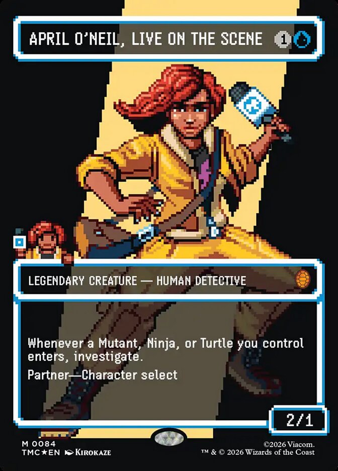 April O'Neil, Live on the Scene - Magic: The Gathering - MoxLand