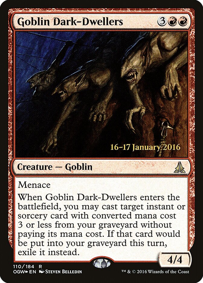 Umbrígeos Goblins / Goblin Dark-Dwellers - Magic: The Gathering - MoxLand