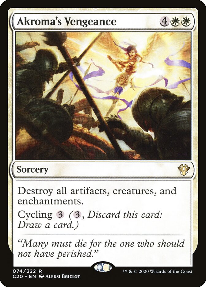 Vingança de Akroma / Akroma's Vengeance - Magic: The Gathering - MoxLand