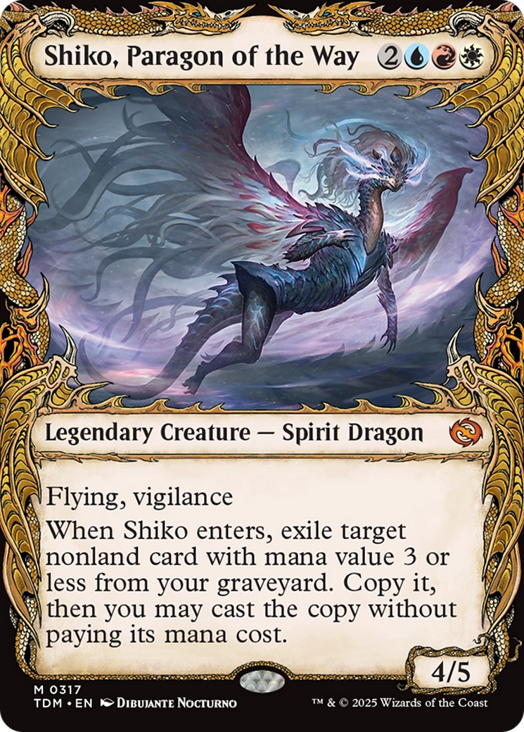 Shiko, Paradigma do Caminho / Shiko, Paragon of the Way - Magic: The Gathering - MoxLand