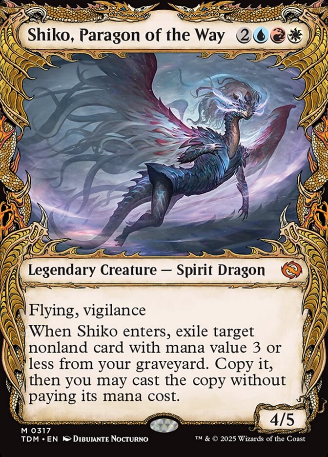 Shiko, Paradigma do Caminho / Shiko, Paragon of the Way - Magic: The Gathering - MoxLand