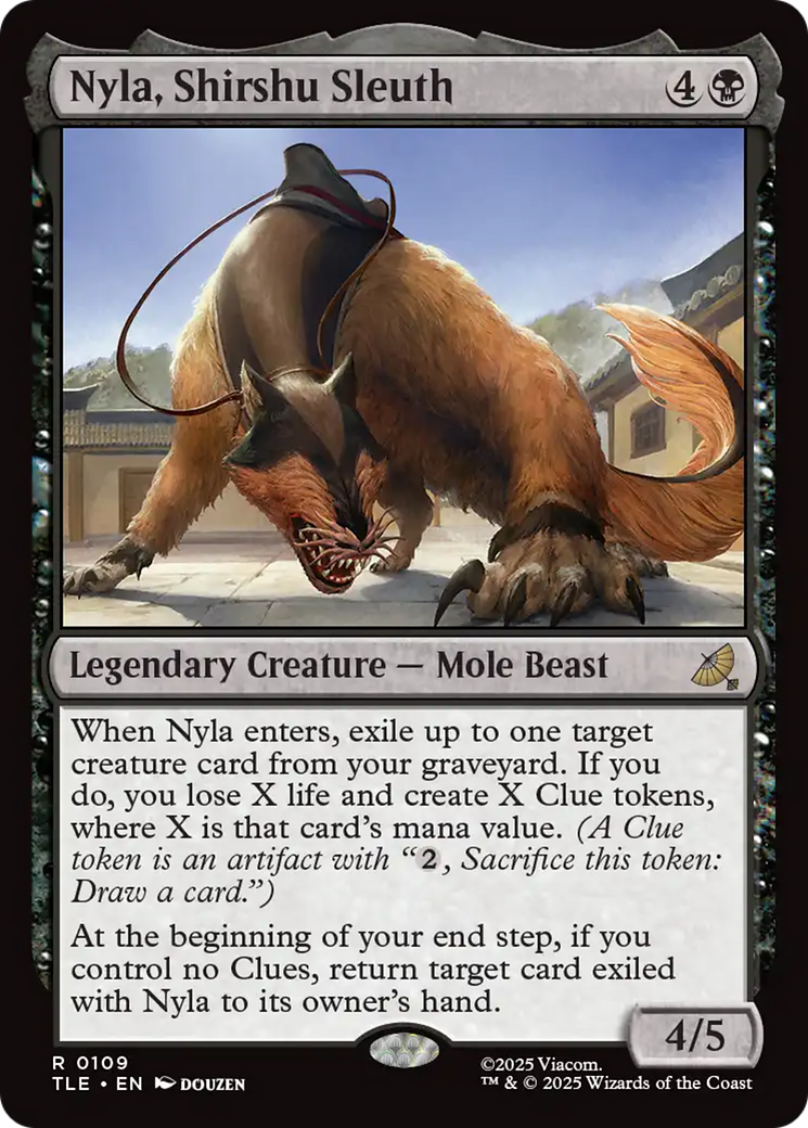 Nyla, Detetive Shirshu / Nyla, Shirshu Sleuth - Magic: The Gathering - MoxLand