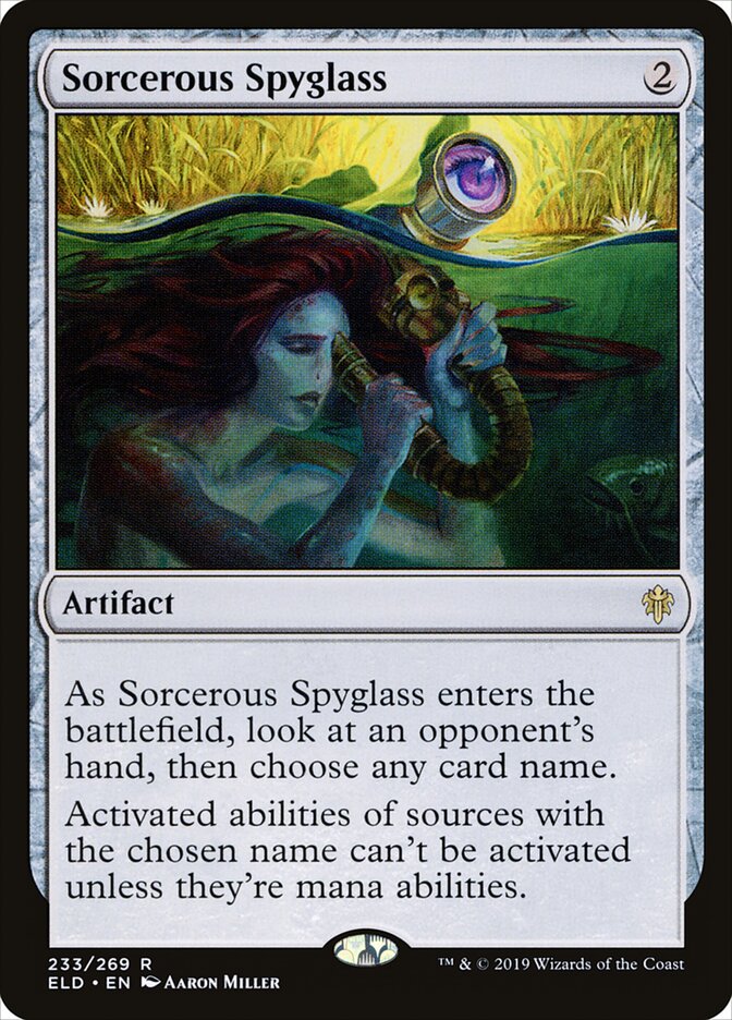 Luneta Enfeitiçada / Sorcerous Spyglass - Magic: The Gathering - MoxLand
