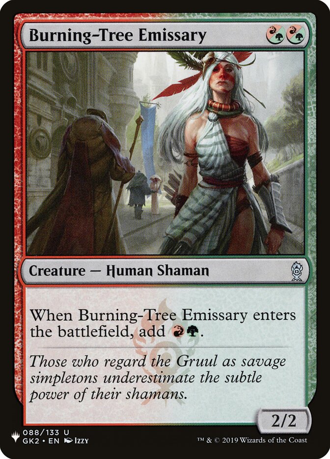 Emissário da Árvore Flamejante / Burning-Tree Emissary - Magic: The Gathering - MoxLand