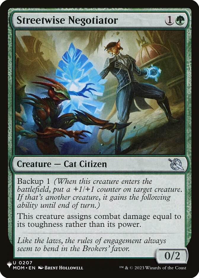 Negociadora das Ruas / Streetwise Negotiator - Magic: The Gathering - MoxLand