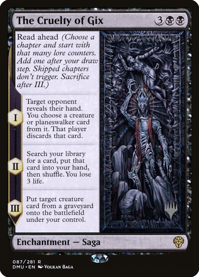 A Crueldade de Gix / The Cruelty of Gix - Magic: The Gathering - MoxLand