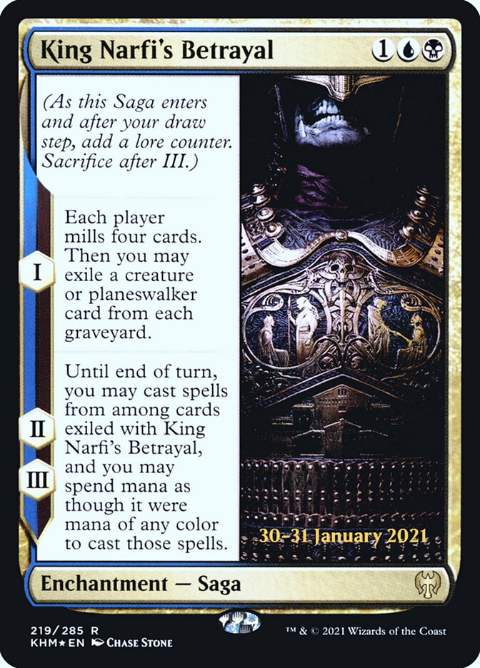 Traição do Rei Narfi / King Narfi's Betrayal - Magic: The Gathering - MoxLand