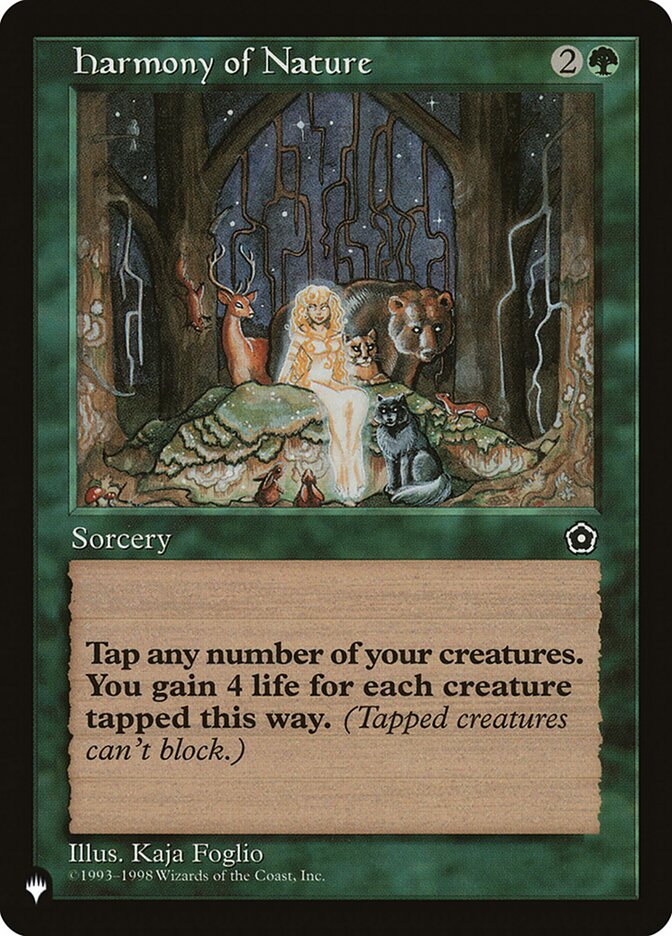 Harmony of Nature - Magic: The Gathering - MoxLand