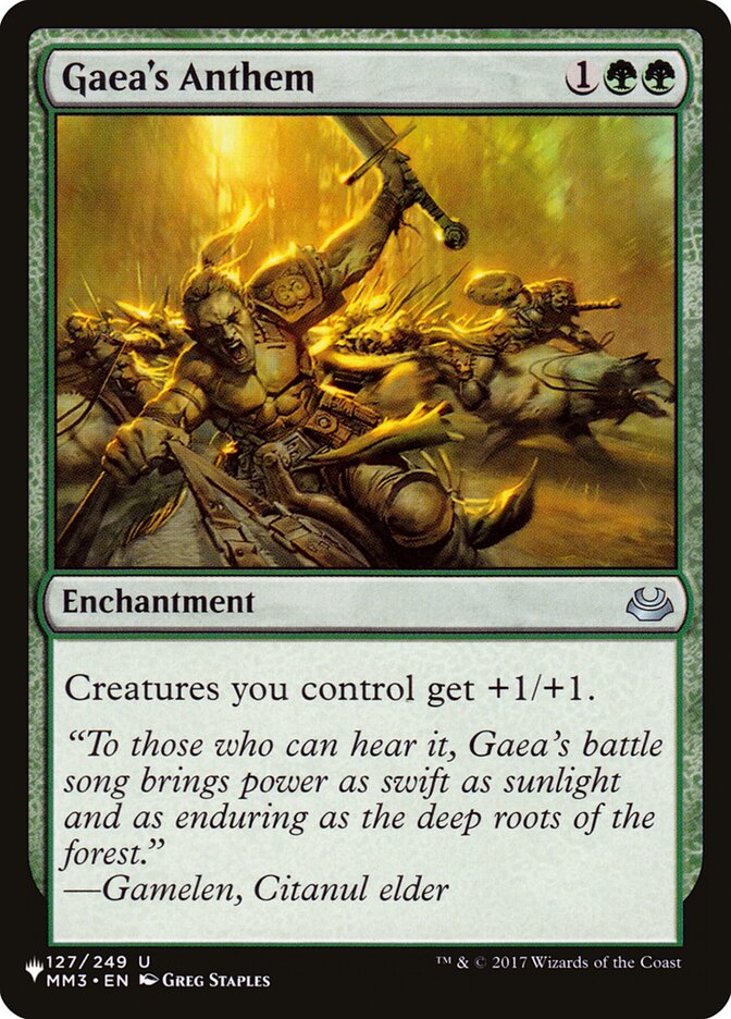 Antífona de Gaia / Gaea's Anthem - Magic: The Gathering - MoxLand