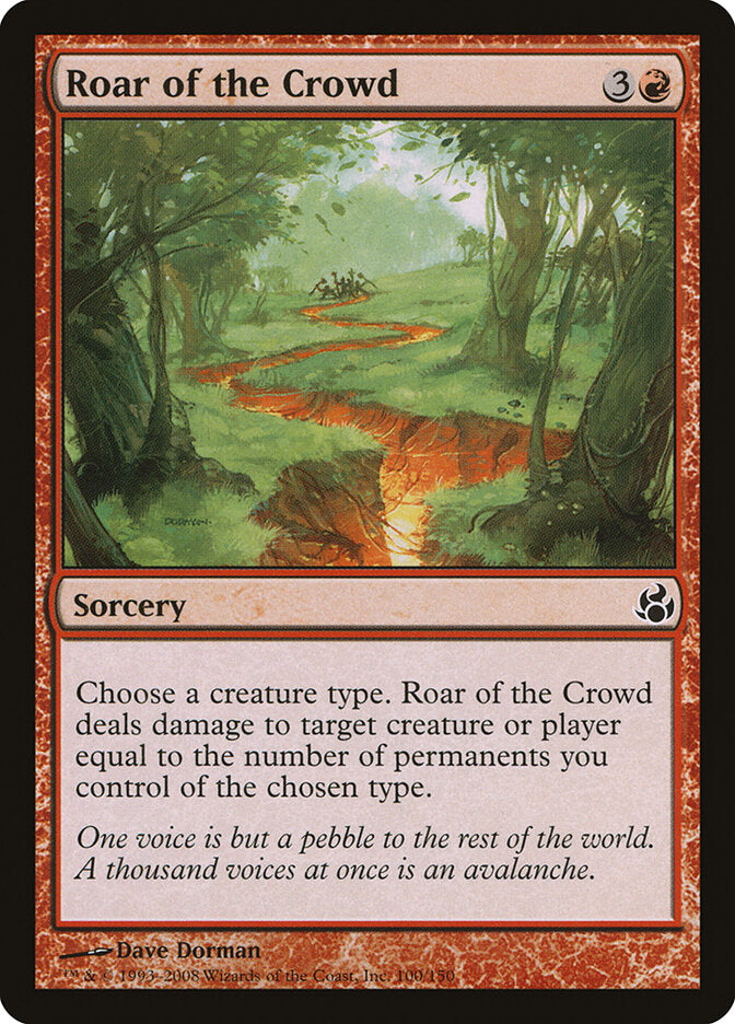 Rugido da Multidão / Roar of the Crowd - Magic: The Gathering - MoxLand