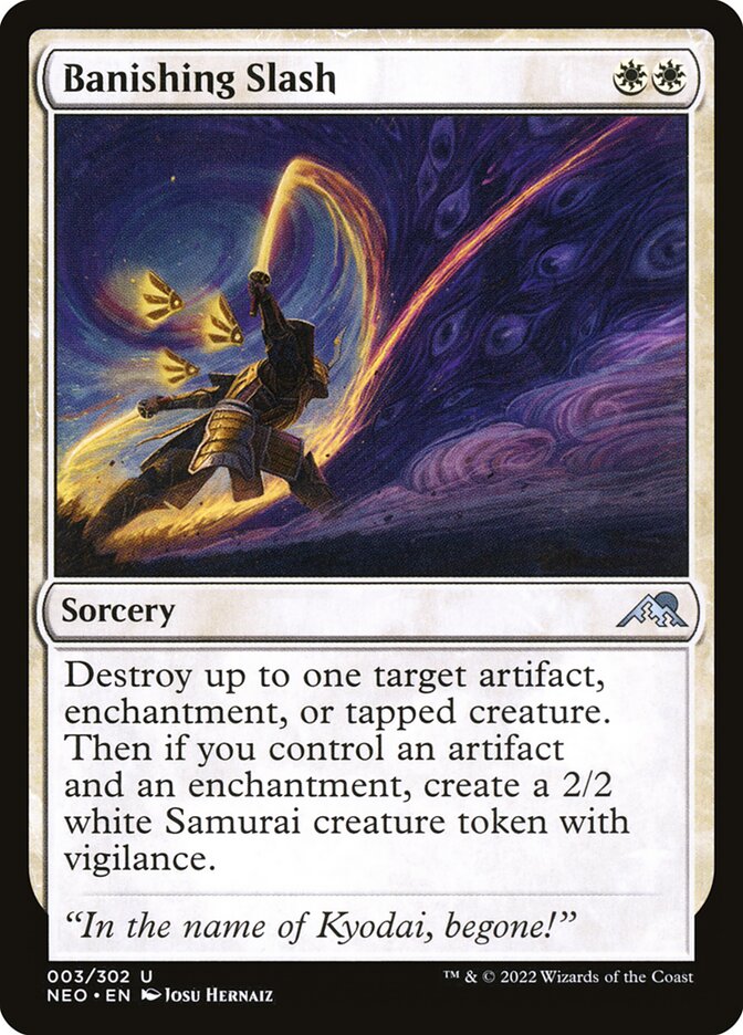 Cutilada Banidora / Banishing Slash - Magic: The Gathering - MoxLand