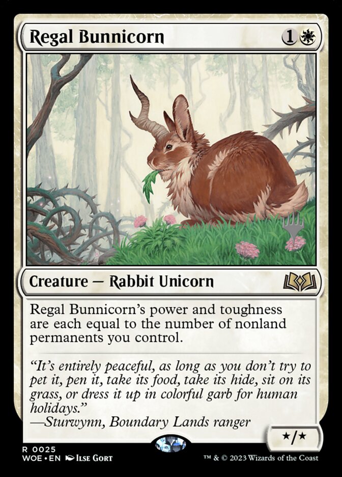 Coelhicórnio Régio / Regal Bunnicorn - Magic: The Gathering - MoxLand