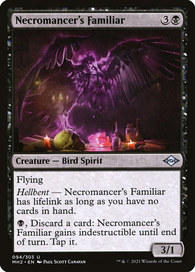 Familiar da Necromante / Necromancer's Familiar - Magic: The Gathering - MoxLand