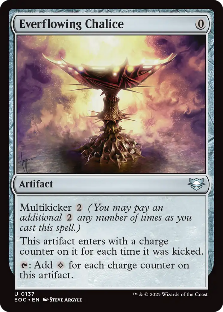 Cálice do Fluxo Perene / Everflowing Chalice - Magic: The Gathering - MoxLand