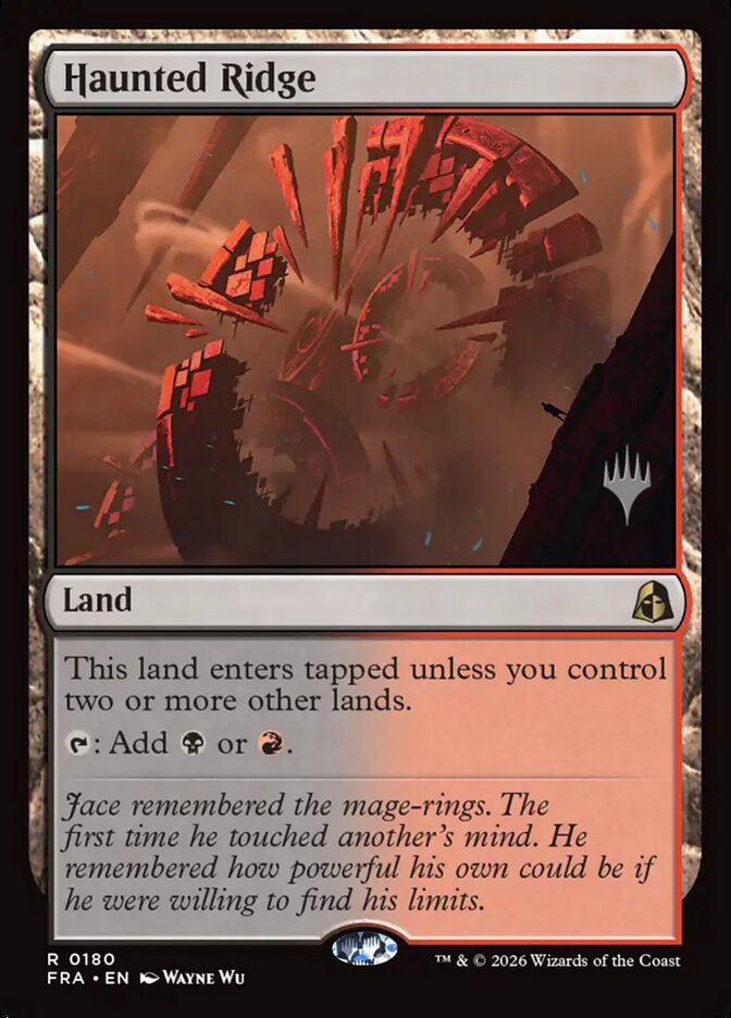 Cordilheira Assombrada / Haunted Ridge - Magic: The Gathering - MoxLand