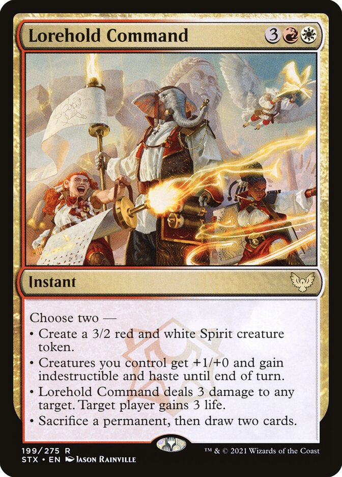 Comando de Sapioforte / Lorehold Command - Magic: The Gathering - MoxLand