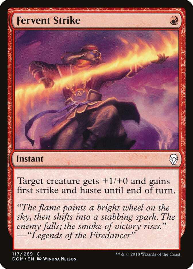 Golpe Fervente / Fervent Strike - Magic: The Gathering - MoxLand