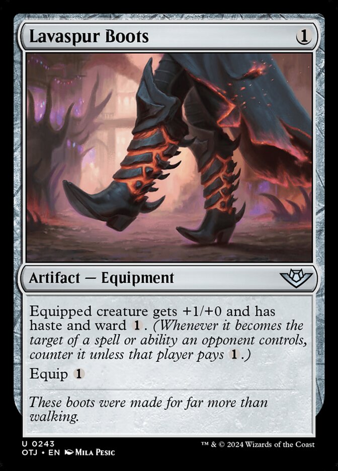 Botas de Lavaspora / Lavaspur Boots - Magic: The Gathering - MoxLand