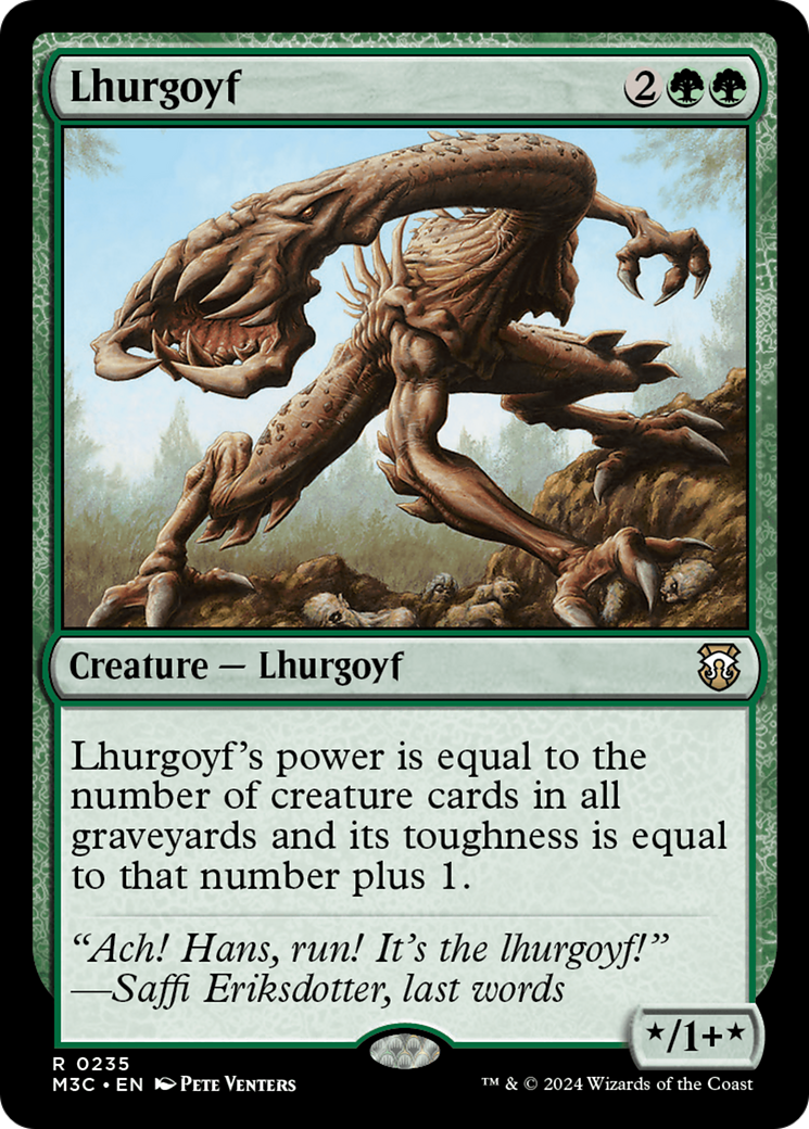 Lhurgoyf / Lhurgoyf - Magic: The Gathering - MoxLand