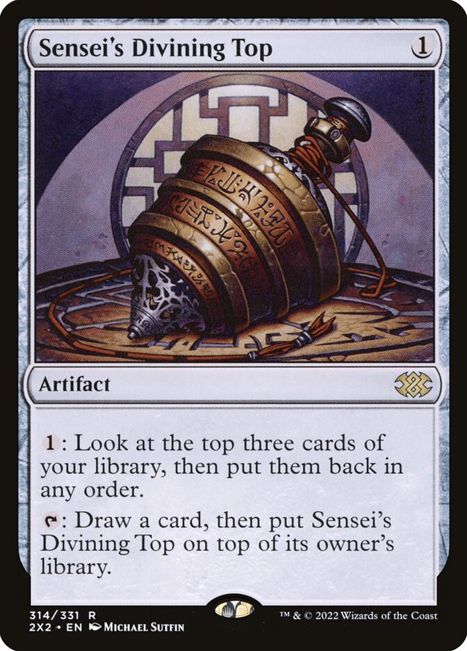 Tampo de Adivinhação do Sensei / Sensei's Divining Top - Magic: The Gathering - MoxLand