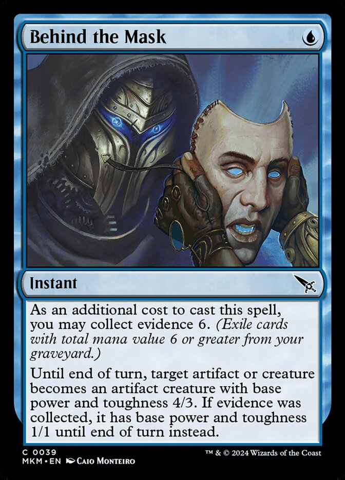 Por Trás da Máscara / Behind the Mask - Magic: The Gathering - MoxLand