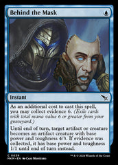 Por Trás da Máscara / Behind the Mask - Magic: The Gathering - MoxLand