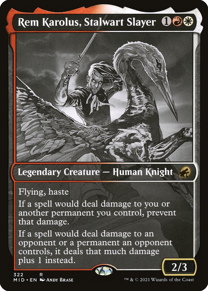 Rem Karolus, Matador Resoluto / Rem Karolus, Stalwart Slayer - Magic: The Gathering - MoxLand