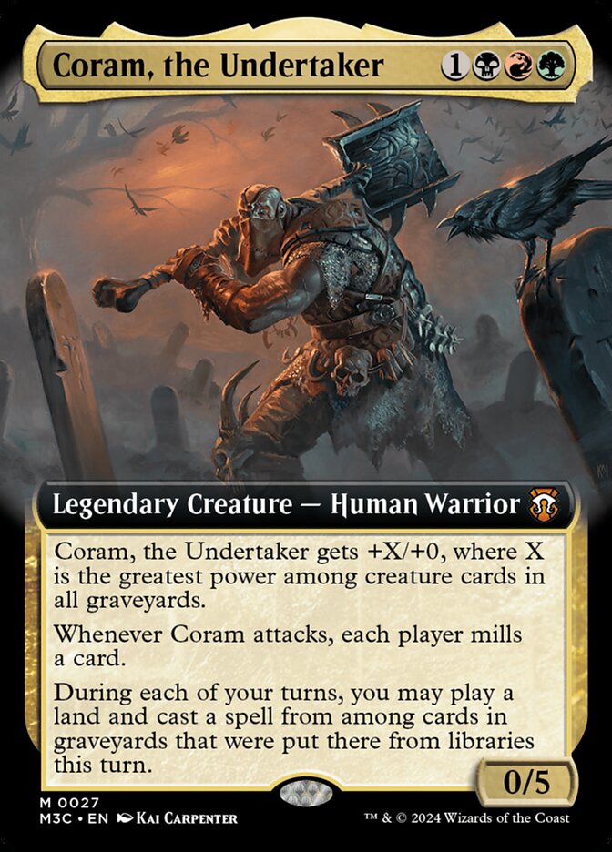 Coram, o Cangalheiro / Coram, the Undertaker - Magic: The Gathering - MoxLand