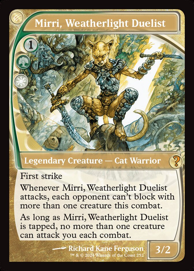 Mirri, Duelista do Bons Ventos / Mirri, Weatherlight Duelist - Magic: The Gathering - MoxLand