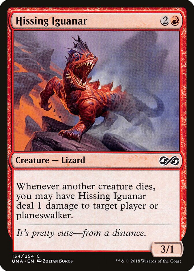 Iguanar Sibilante / Hissing Iguanar - Magic: The Gathering - MoxLand
