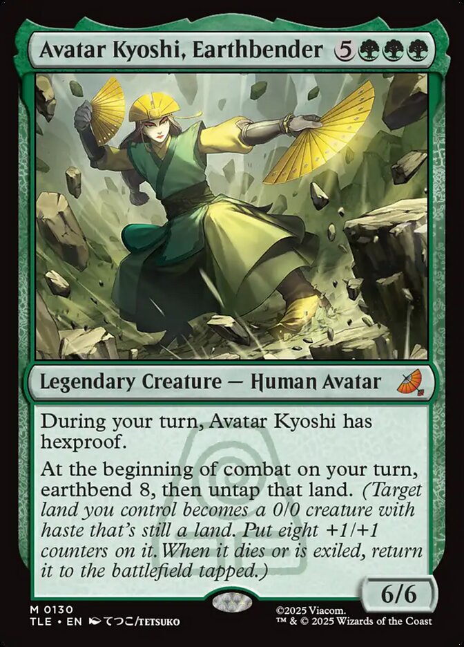 Avatar Kyoshi, Dobradora de Terra / Avatar Kyoshi, Earthbender - Magic: The Gathering - MoxLand