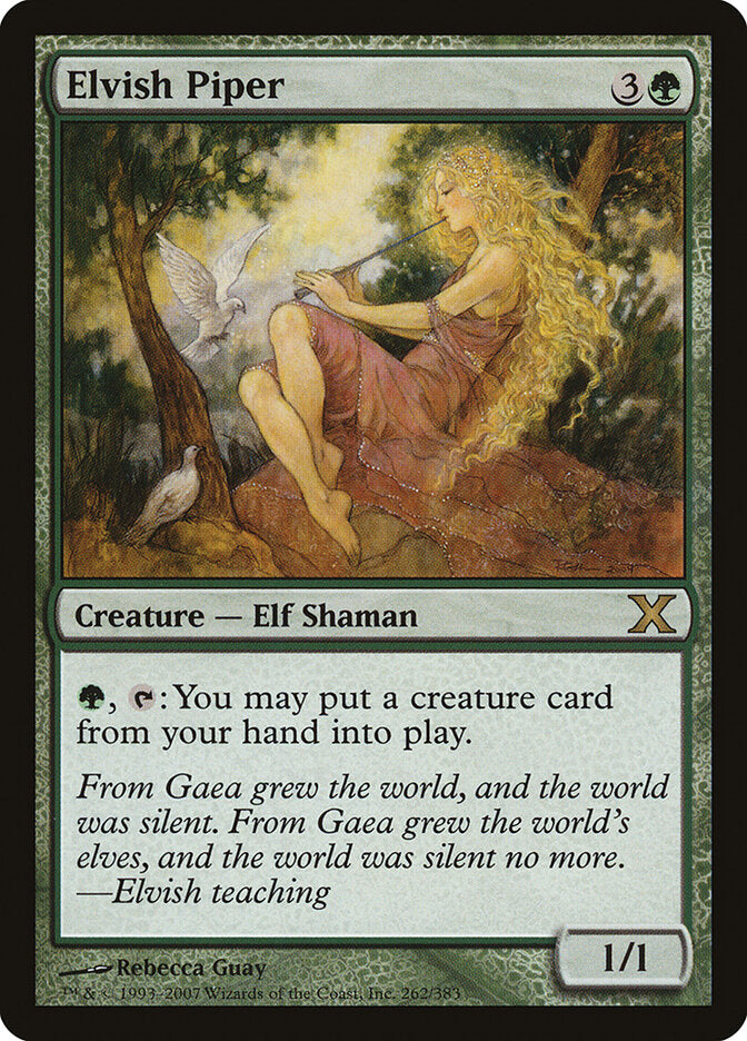 Elfo Flautista / Elvish Piper - Magic: The Gathering - MoxLand