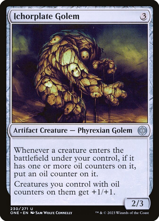 Golem de Icorplaca / Ichorplate Golem - Magic: The Gathering - MoxLand