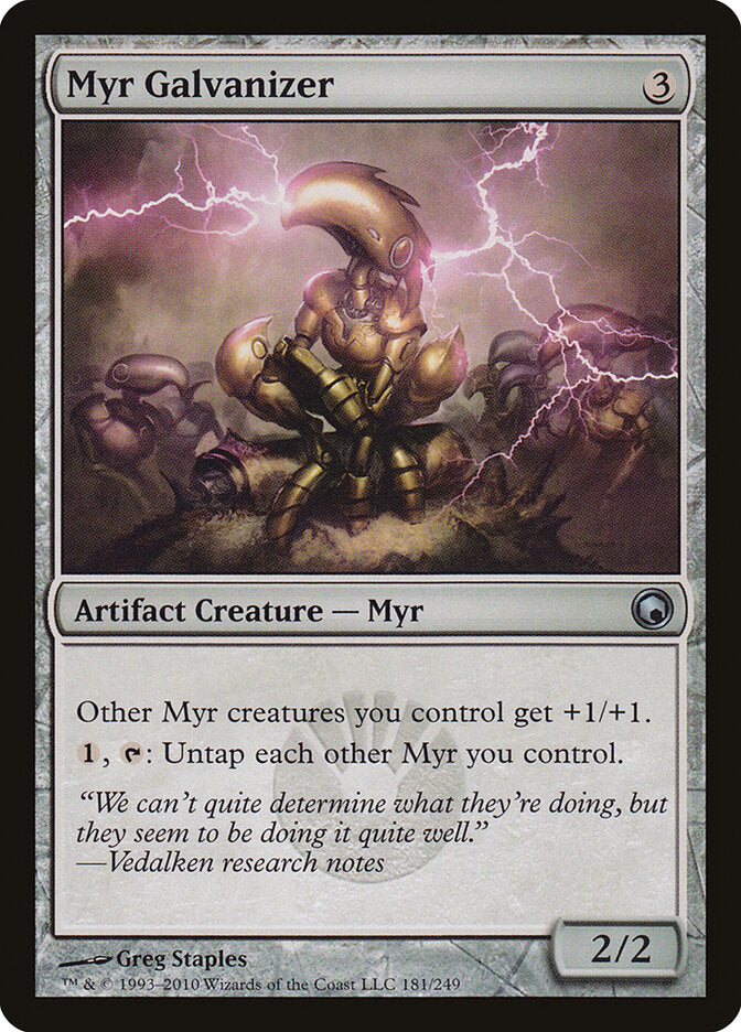 Galvanizador Myr / Myr Galvanizer - Magic: The Gathering - MoxLand