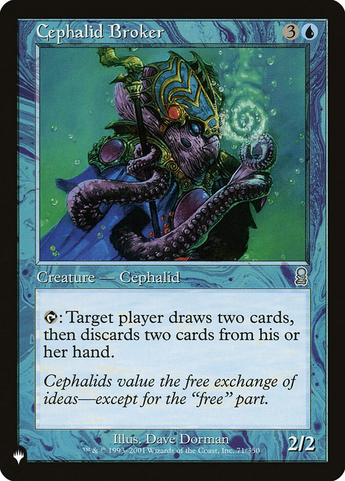 Corretor Cefálida / Cephalid Broker - Magic: The Gathering - MoxLand