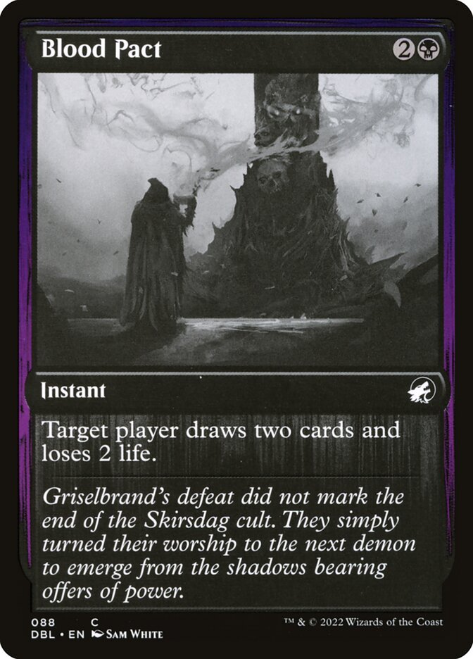 Pacto Sanguíneo / Blood Pact - Magic: The Gathering - MoxLand