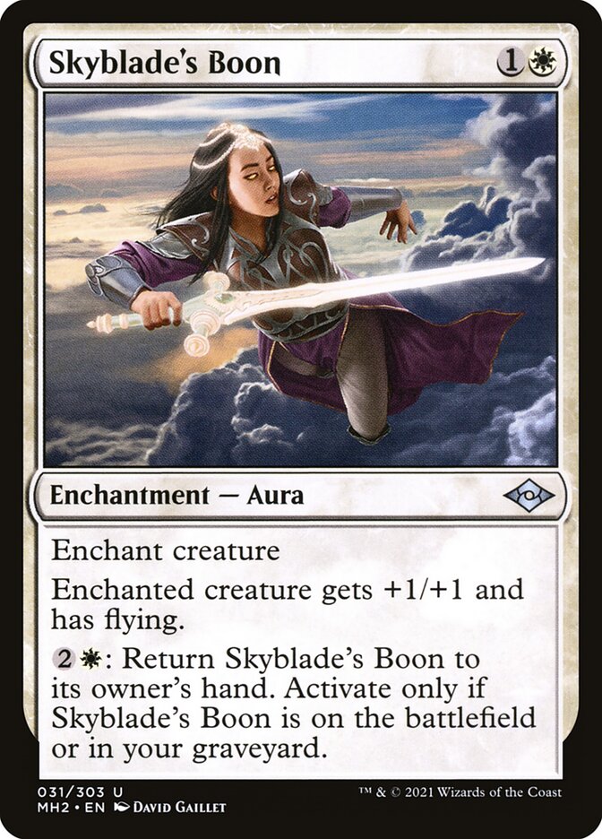 Bênção da Lâmina Celeste / Skyblade's Boon - Magic: The Gathering - MoxLand