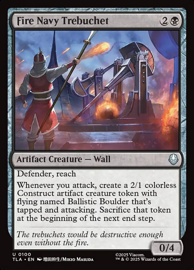 Trabuco da Marinha do Fogo / Fire Navy Trebuchet - Magic: The Gathering - MoxLand