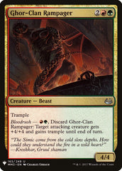 Furor do Clã Ghor / Ghor-Clan Rampager - Magic: The Gathering - MoxLand