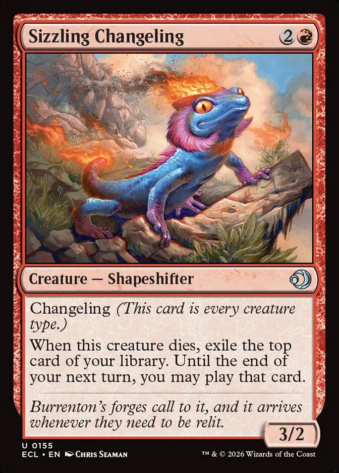 Morfoloide Fumegante / Sizzling Changeling - Magic: The Gathering - MoxLand