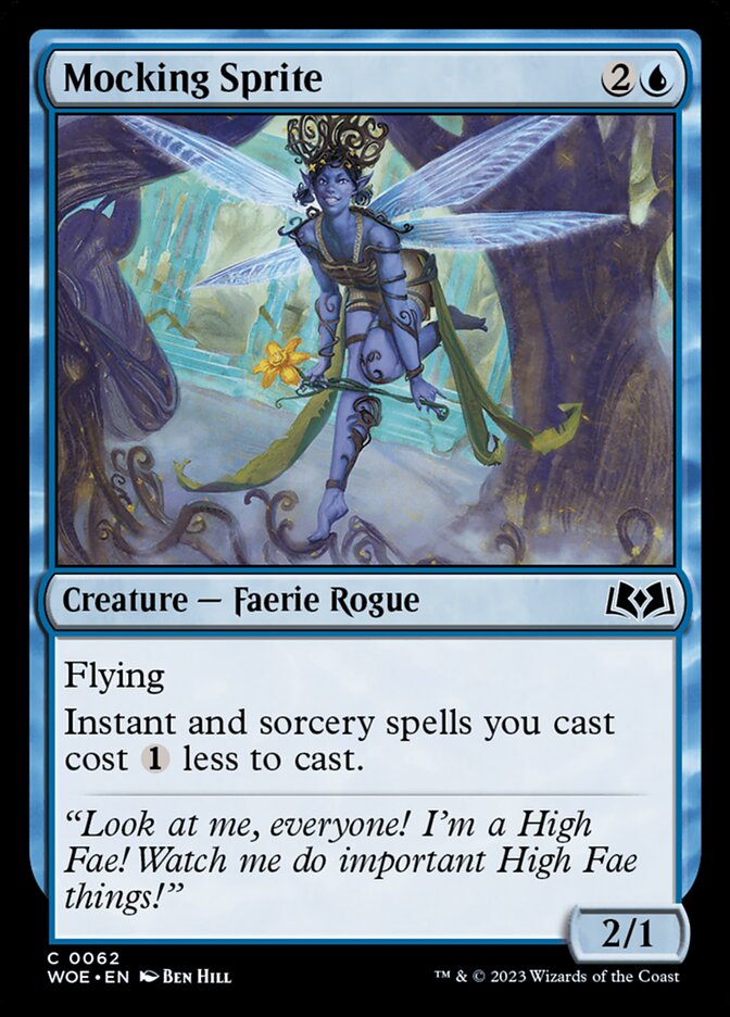 Sílfide Zombeteira / Mocking Sprite - Magic: The Gathering - MoxLand