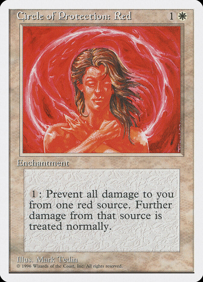 Círculo de Proteção: Vermelho / Circle of Protection: Red - Magic: The Gathering - MoxLand